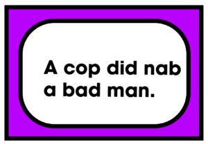 A cop did nab a bad man