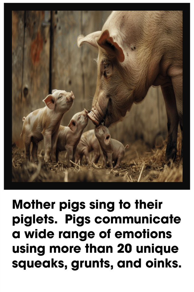 mother pigs sing
